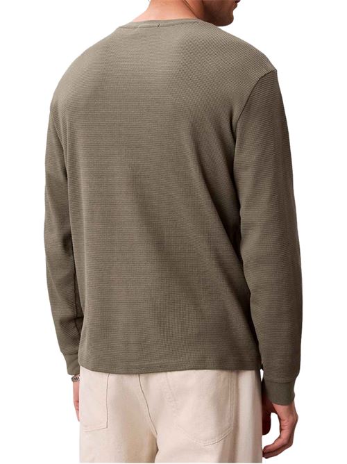 T-shirt lavorazione a nido d'ape Calvin Klein Jeans | LV040EM217LDY